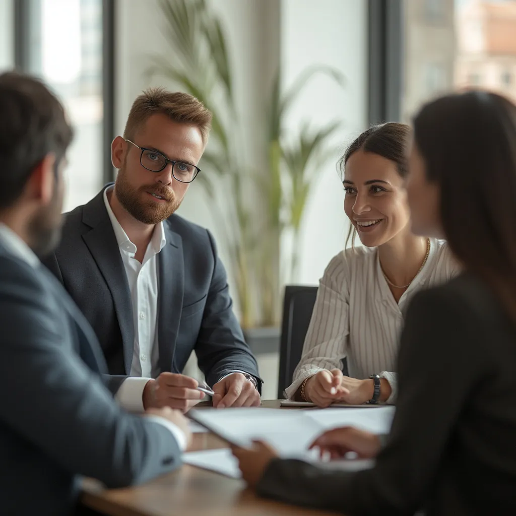 Reunión con cliente en InversionesArg